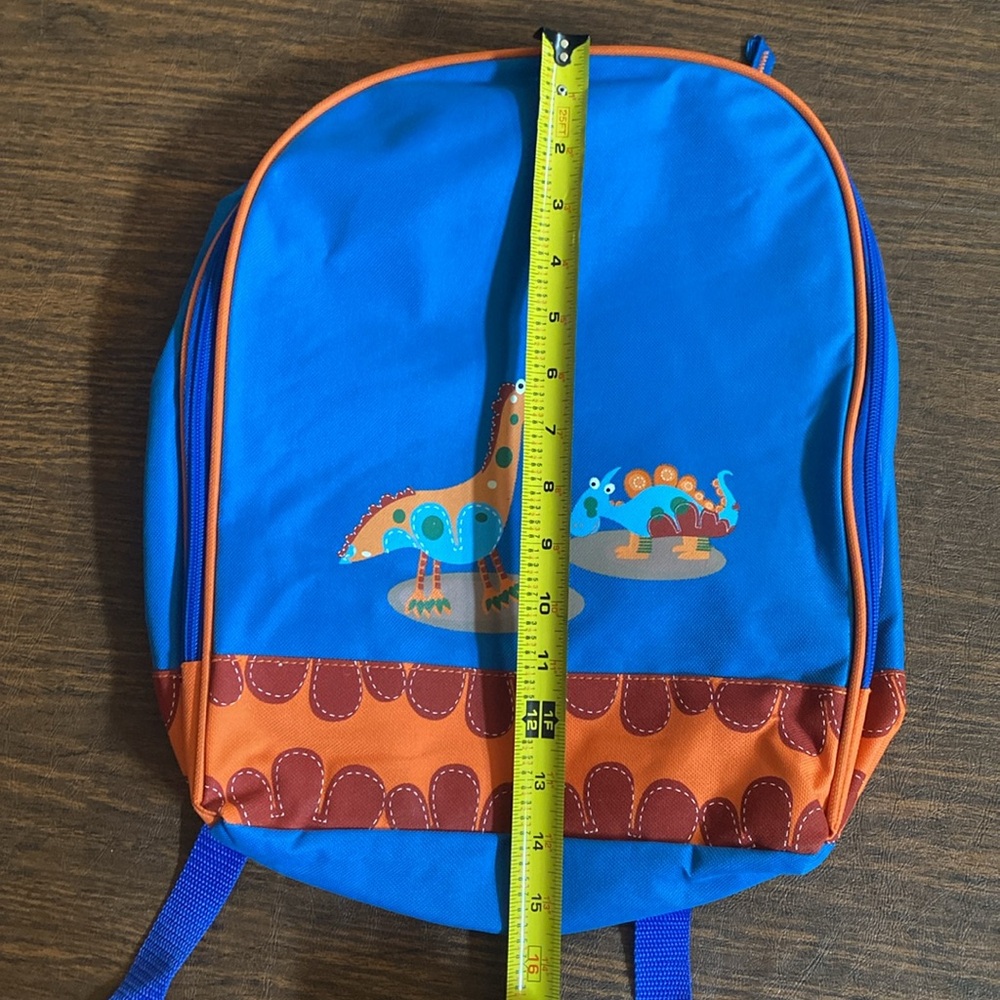 Backpack. Dinosaur design. Like new. Never used. 15”x13” - Picture 3 of 5